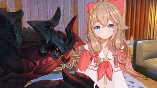 เสียงต้นฉบับของ Aatrox ขณะท่องบทสุนัขของมิสเจียรัน