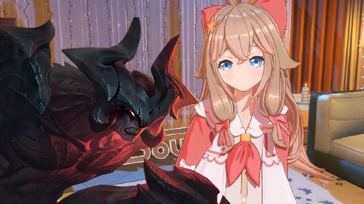 เสียงต้นฉบับของ Aatrox ขณะท่องบทสุนัขของมิสเจียรัน