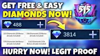 EASY! FREE DIAMONDS MOBILE LEGENDS | 515 EVENT MLBB - NEW EVENT MOBILE LEGENDS