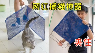 Replica of foreigners' cat catching tools! Can it really turn a cat into a chicken rack?