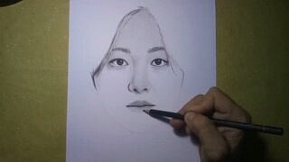 PARK "Nam On-jo" Ji-hoo | CHARCOAL PORTRAIT | Ricky Santos "NSD"