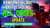ALL Rampant: Blade Battleground CODES | Roblox Rampant: Blade Battleground Codes (May 2023)