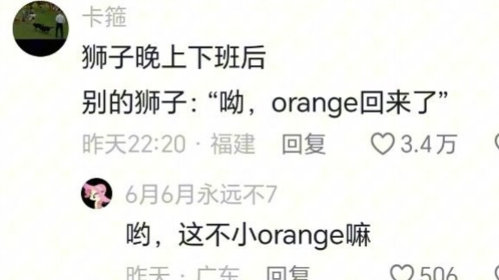 Lion: Even if you let both of them in, I won’t eat them—I’m afraid it’ll mess with my brain 🧠