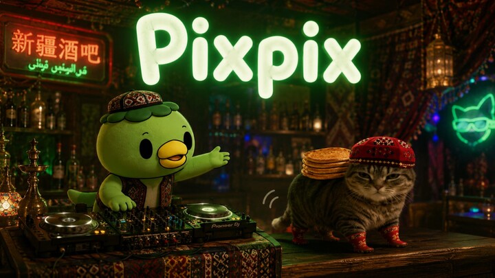 “Pixpix” The cat in Xinjiang—call it Mimi, and it won’t come over