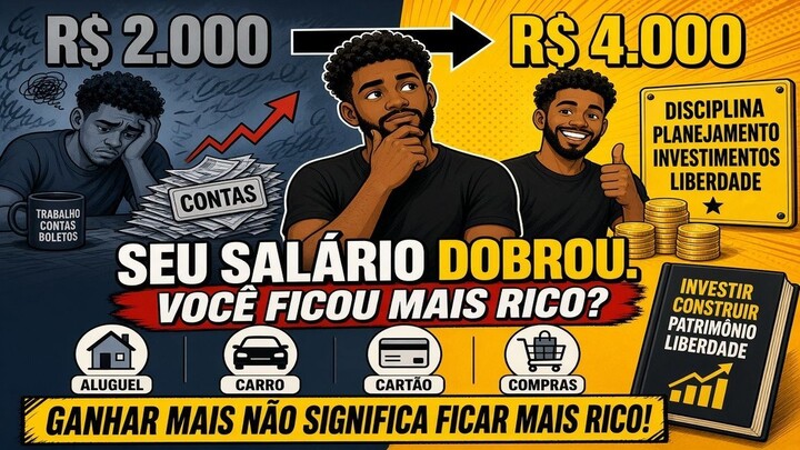 SEU SALÁRIO DOBROU VC FICOU MAIS RICO? (EP44)