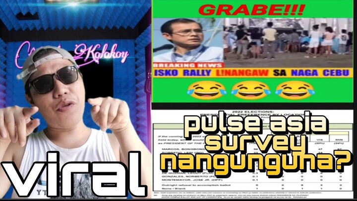 Nilangaw ang grand rally sa naga city ni ISKO MORENO! nangunguna sa pulse asia survey Sino???