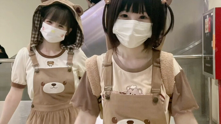 (灬°ω°灬) สองพี่น้องหมีน้อยแสดงการเต้นรำเลขานุการสุดวิเศษ