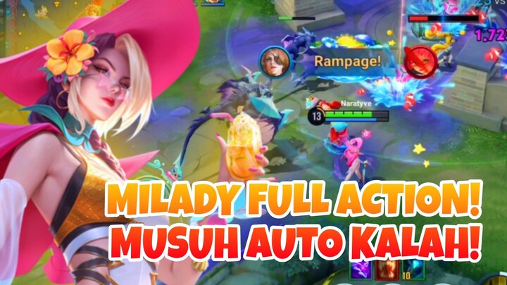 MILADY FULL ACTION! MUSUH AUTO MENINGGOY! - Honor Of Kings