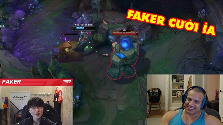 Tyler1 cười ỉa khi xem cách Faker đi rừng "lùa" 2 bãi quái rừng cùng lúc