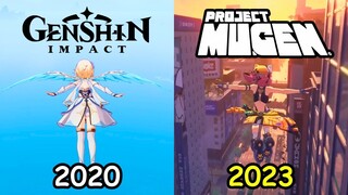 Genshin Impact vs Project Mugen (2023-24) - Graphics & Gameplay Comparison