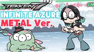 Practicing Back Dash & Wave Dash with my best friend be like [TEKKEN7 infinite azure/METAL ver.]