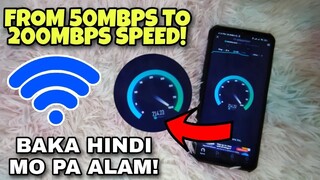 ITO LANG PALA ANG MAGPAPABILIS NG WIFI CONNECTION KO! SOBRANG SIMPLE LANG GAWIN!