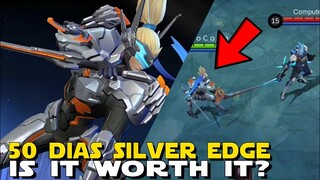 SABER'S 50 DIAS SEASON FIRST PURCHASE SKIN, IS IT WORTH IT? | MOBILE LEGENDS NEW SKIN!