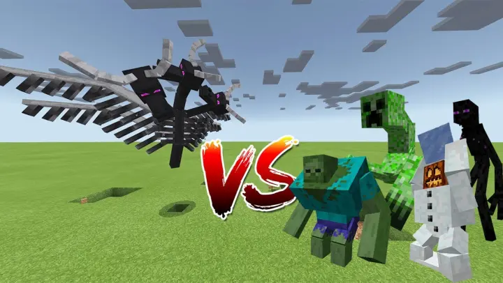 Mutant Creatures vs Wither Dragon - Minecraft