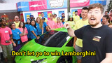 【Funny】Hands on the Lamborghini, those who won't let go can get it