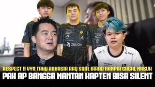 RESPECT !! VYN TAHU RAHASIA RRQ SOAL IRRAD HAMPIR GAGAL MASUK, PAK AP BANGGA MANTAN KAPTEN BISA DIAM
