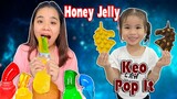 Đại Chiến Honey Jelly vs Kẹo Soloca Pop It - Làm Theo Video Triệu View Tik Tok... Ai sẽ chiến thắng?