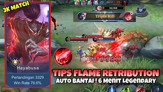 RETRIBUTION TERBAIK BUAT HAYABUSA ?! Kembali Ke META ! Solo Rank 6 Menit Legendary ! Stenly Hayabusa