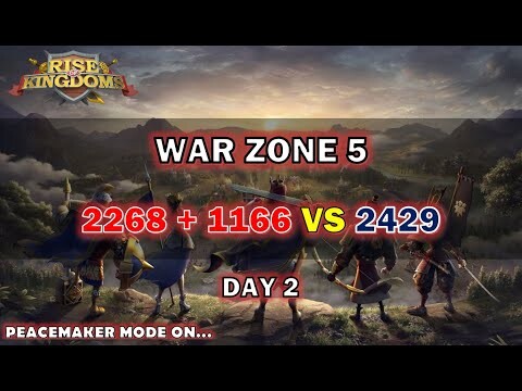 WAR Z5 2268+1166 VS 2429! PEACEMAKER MODEON! KONEKSI BERSAHABATLAH! ROK INDO