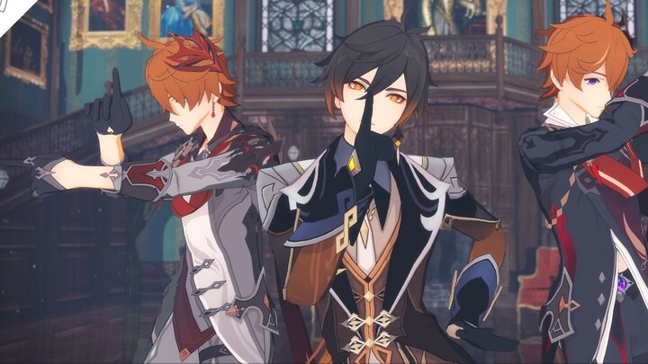 [MMD Genshin Impact Grandfather Bell] Sasama
