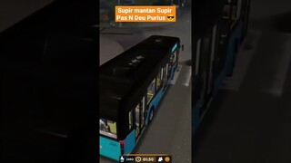 Supir Mantan Balapan CTR main Bus Simulator bous 😎 #games #gameplay #bus #gamer #car #simulator #fun