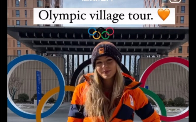 [Olimpiade Musim Dingin Beijing] Vlog atlet seluncur cepat Belanda Jutta Leerdam, yang punya 2,13 ju