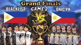 M3 Grand Finals! BLACKLIST vs ONIC PH [Game 2] | MLBB World Championship 2021| MLBB
