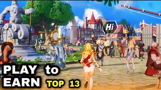 Top 13 PLAY TO EARN games on Android iOS 2022 | Best P2E games Mobile | Best NFT games Android iOS