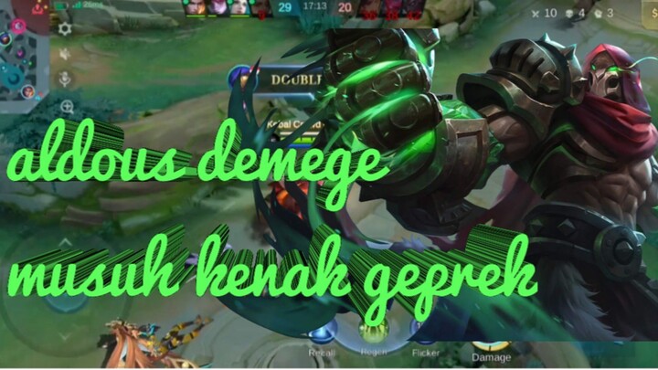 pukulan mematikan sang aldous