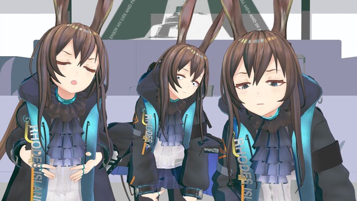 [ Arknights /MMD/] People (ye) workers (sheng) mentally retarded donkeys with multiple facial expres