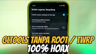 Cara Instal Gltools Tanpa Root Dan Twrp BENER BISA?