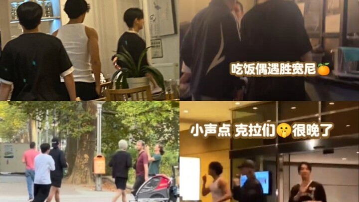 Seluruh dunia sepertinya bertemu orang yang sama—Xiao Ba, Jimi, dan Kui Xiuxiu makan masakan Tiongko
