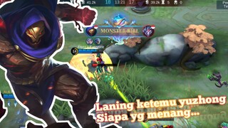 Laning lawan yuzhong !? bawa santai dan fokus !? dan ending nya... | Mobile legends