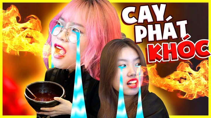 Misthy ăn tất cả các món ở Dookki với SỐT CAY SIÊU CẤP || FOOD CHALLENGE