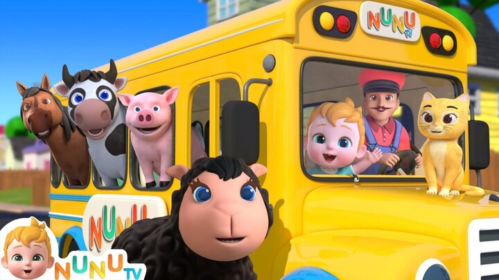 Wheels On The Bus Animal Song For Toddlers + More Nursery Rhymes & Kids Songs