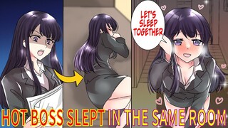 Hot But Harsh Boss Suddenly Came To My Room And Spent The Night With Me (Comic Dub | Animated Manga)