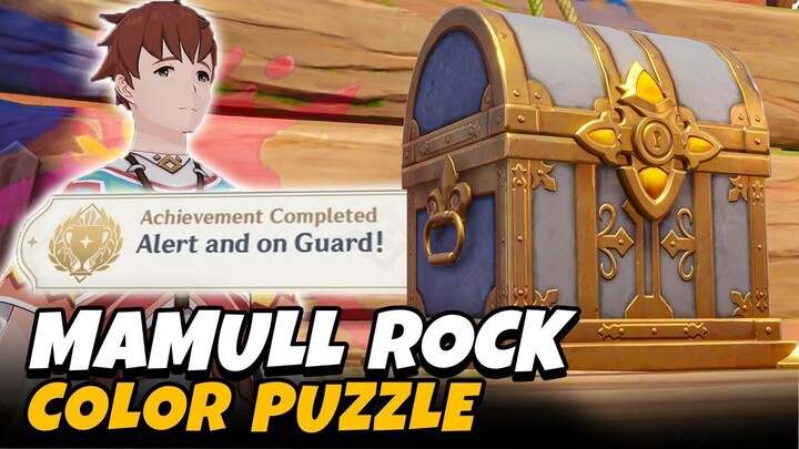 Mamull Rock Color Puzzle (Natlan Hidden Achievement | Luxurious chest) Genshin I