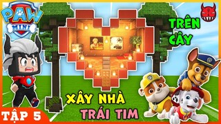 NHỮNG CHÚ CHÓ CỨU HỘ MINI WORLD | TẬP 5 | XÂY NHÀ TRÁI TIM MÀU HỒNG TRÊN CÂY