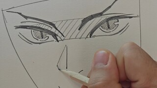 Give it a shake before drawing—let me show you how to draw Muzan Kibutsuji