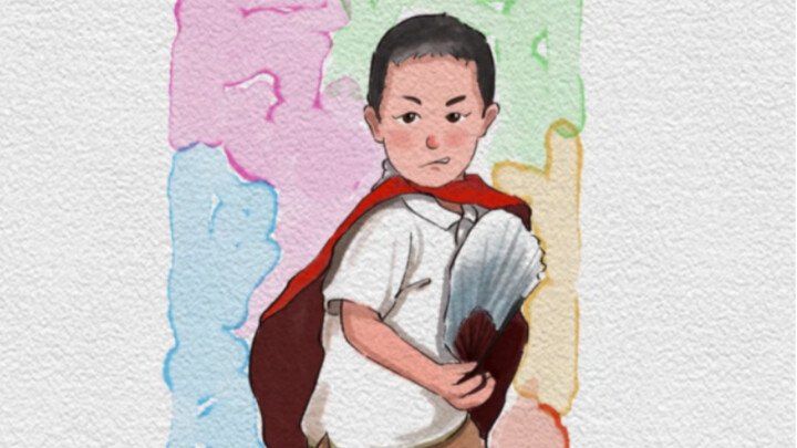 This kid’s expression really changes in an instant!