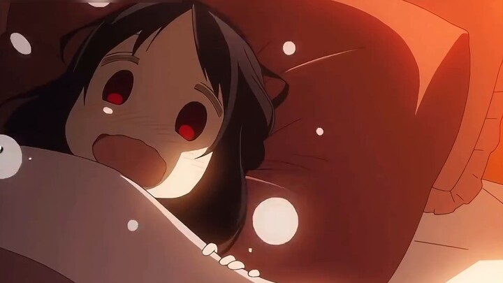 Setelah sakit, Kaguya menjadi sangat imut dan imut hingga dia bahkan memaksa presiden untuk tidur de