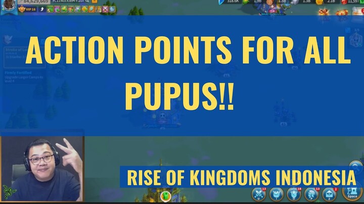 FORT DI NERF, RIP ACTION POINTS [ RISE OF KINGDOMS INDONESIA ]