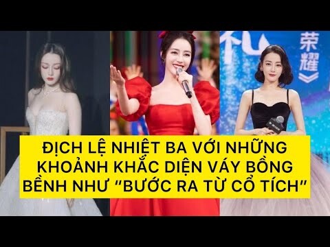ĐỊCH LỆ NHIỆT BA VỚI NHỮNG KHOẢNH KHẮC DIỆN VÁY BỒNG BỀNH NHƯ “BƯỚC RA TỪ CỔ TÍCH”| DILRABA