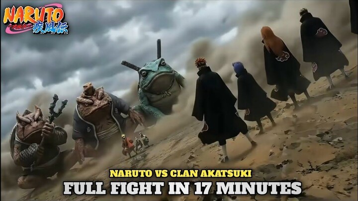MASSIVE AI Live Action Naruto vs Akatsuki Clan! Full Fight - Sub indo