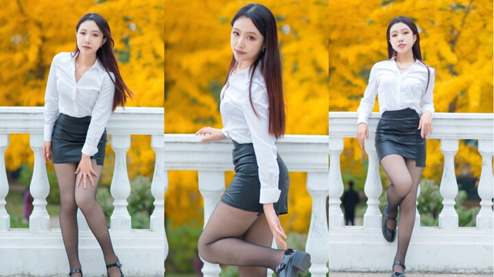[Jiaozi] Autumn Leather Skirt OL Limited Skin ~ Ding Ding Dang Dang ~