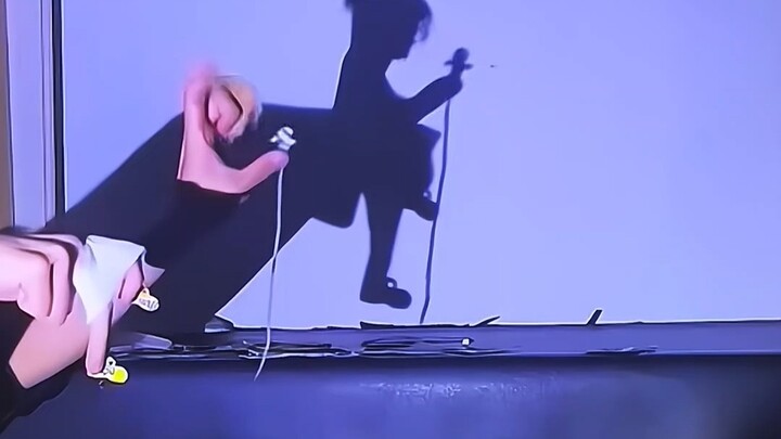 Immersive shadow puppetry. These days, you don’t dare to play with light and shadow without some tal