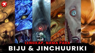 DAFTAR LENGKAP NAMA PARA BIJUU & JINCHUURIKI