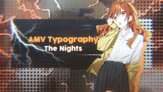 Horimiya • The Night | AMV Typography [] Alight Motion