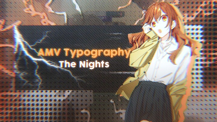 Horimiya • The Night | AMV Typography [] Alight Motion