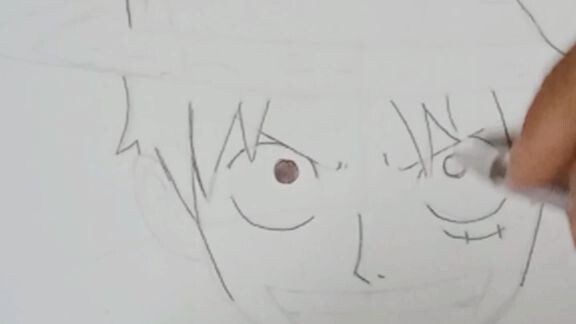 Drawing luffy